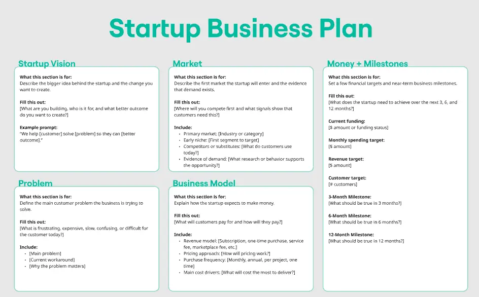 Startup-Businessplan-Sprint