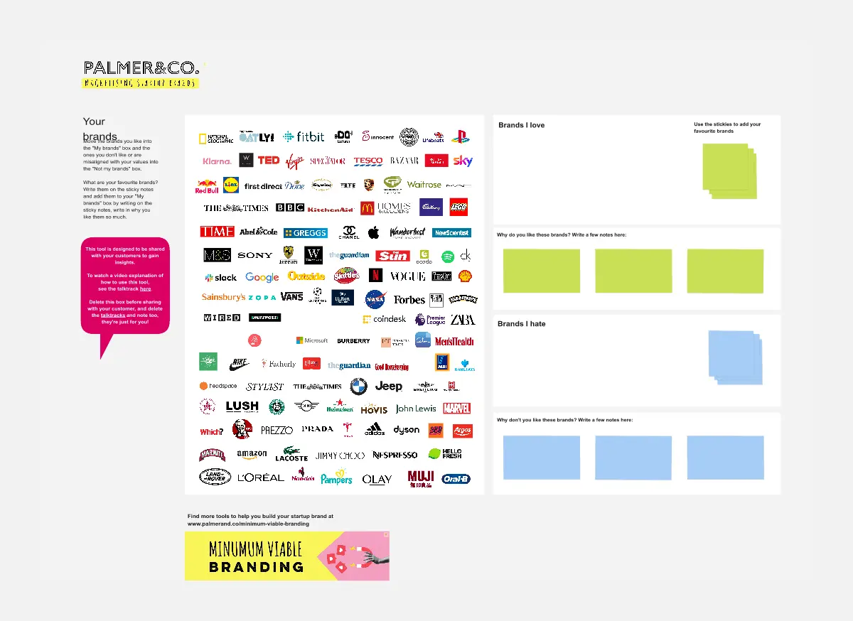 Template cover of Brand Preferences - Customer Insights Tool