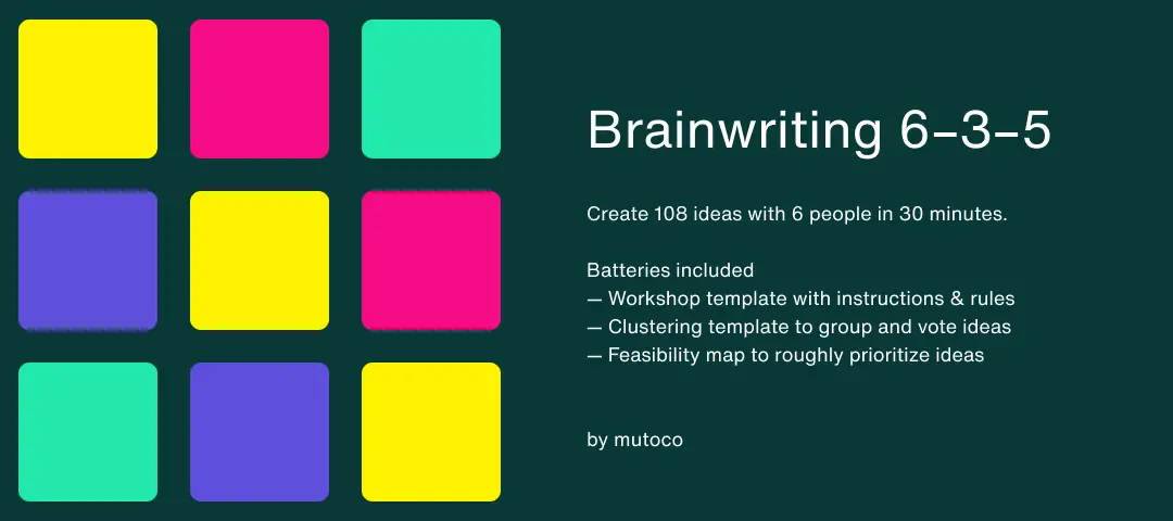 Template cover of Brainwriting 6-3-5