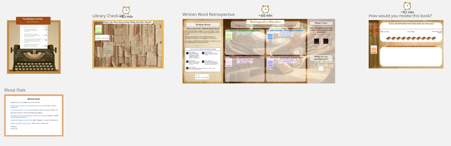 Template cover of Written Word Retrospective