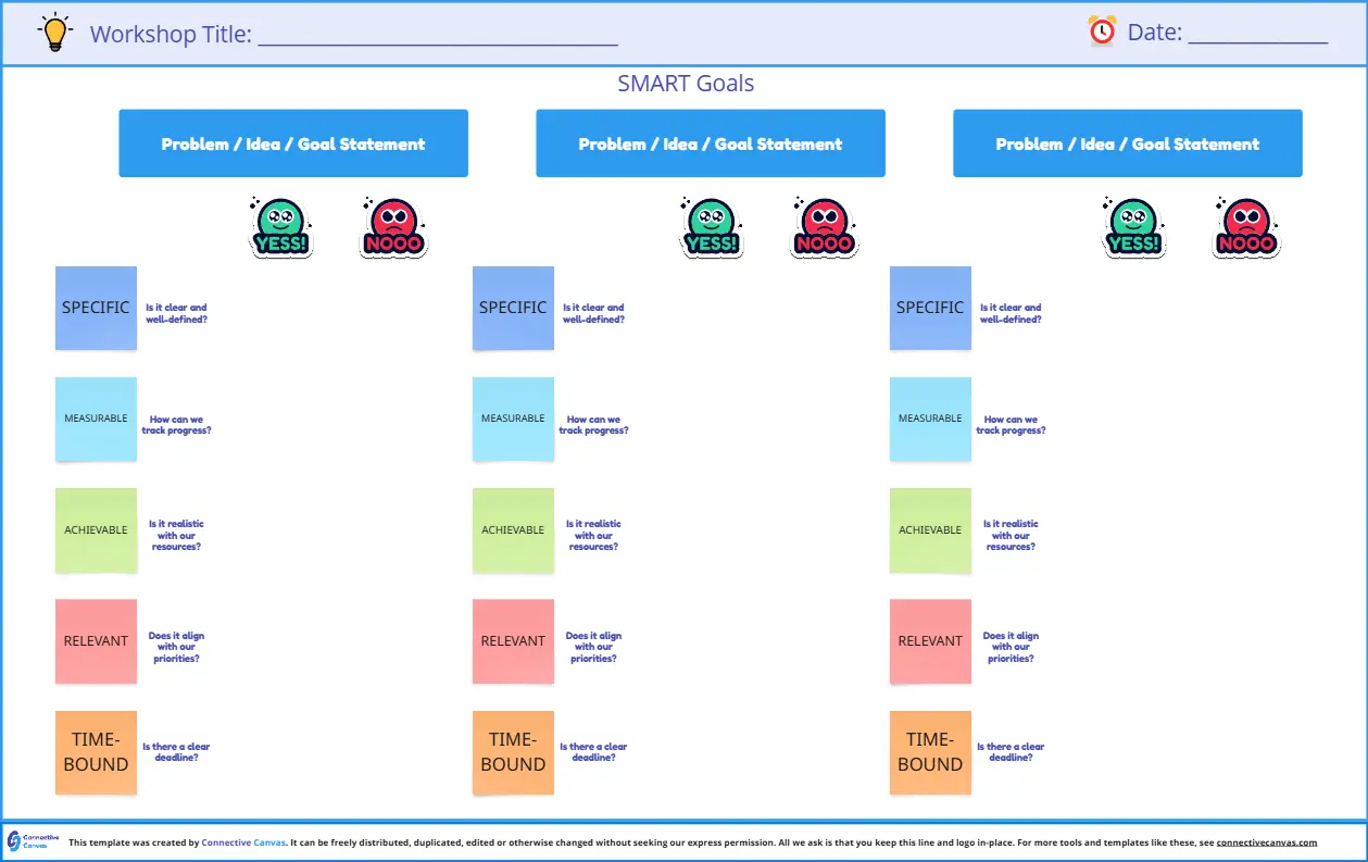 Template cover of SMART Goals