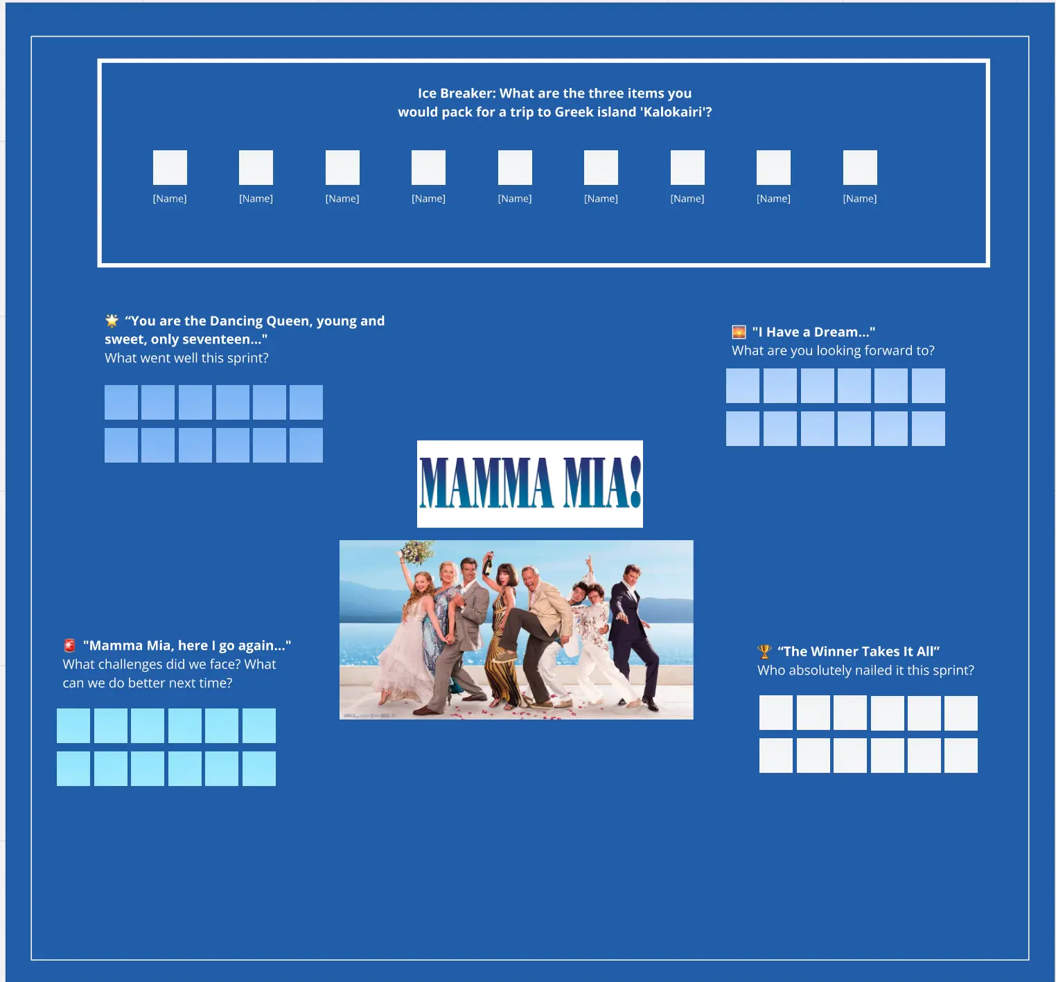 Template cover of Mamma Mia Retrospective