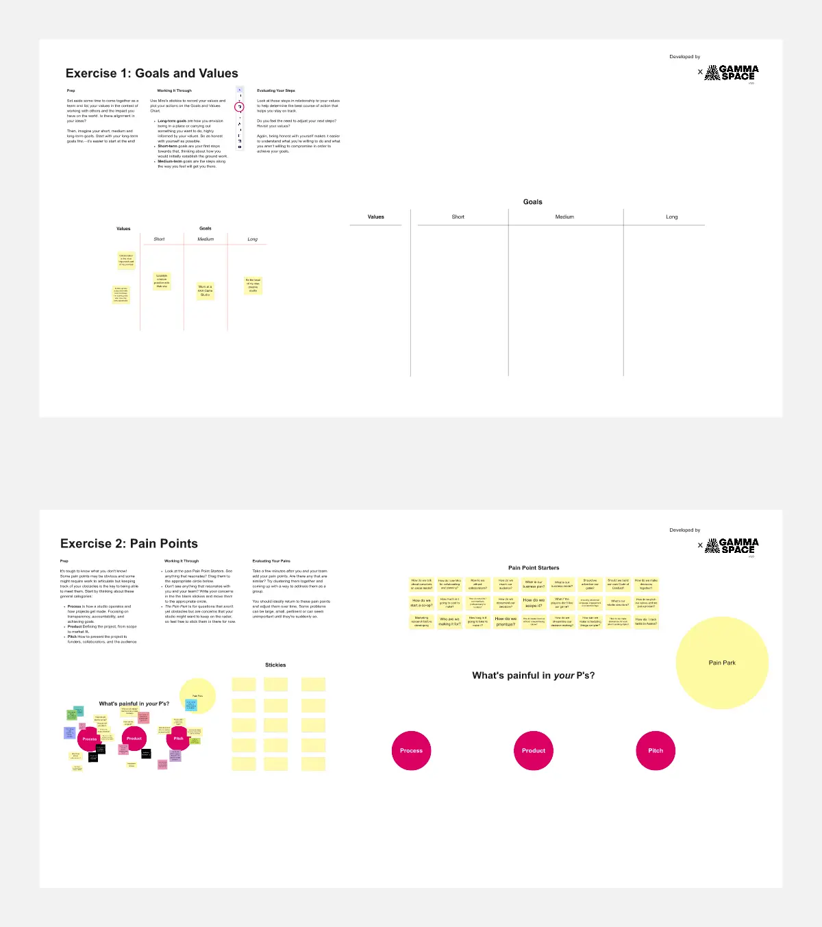 Template cover of Values + Goals Worksheet