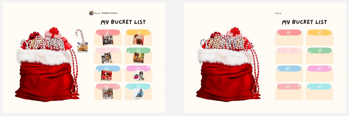 Template cover of Christmas Bucket List