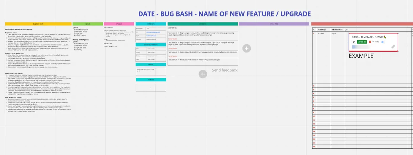 Template cover of Bug Bash Template