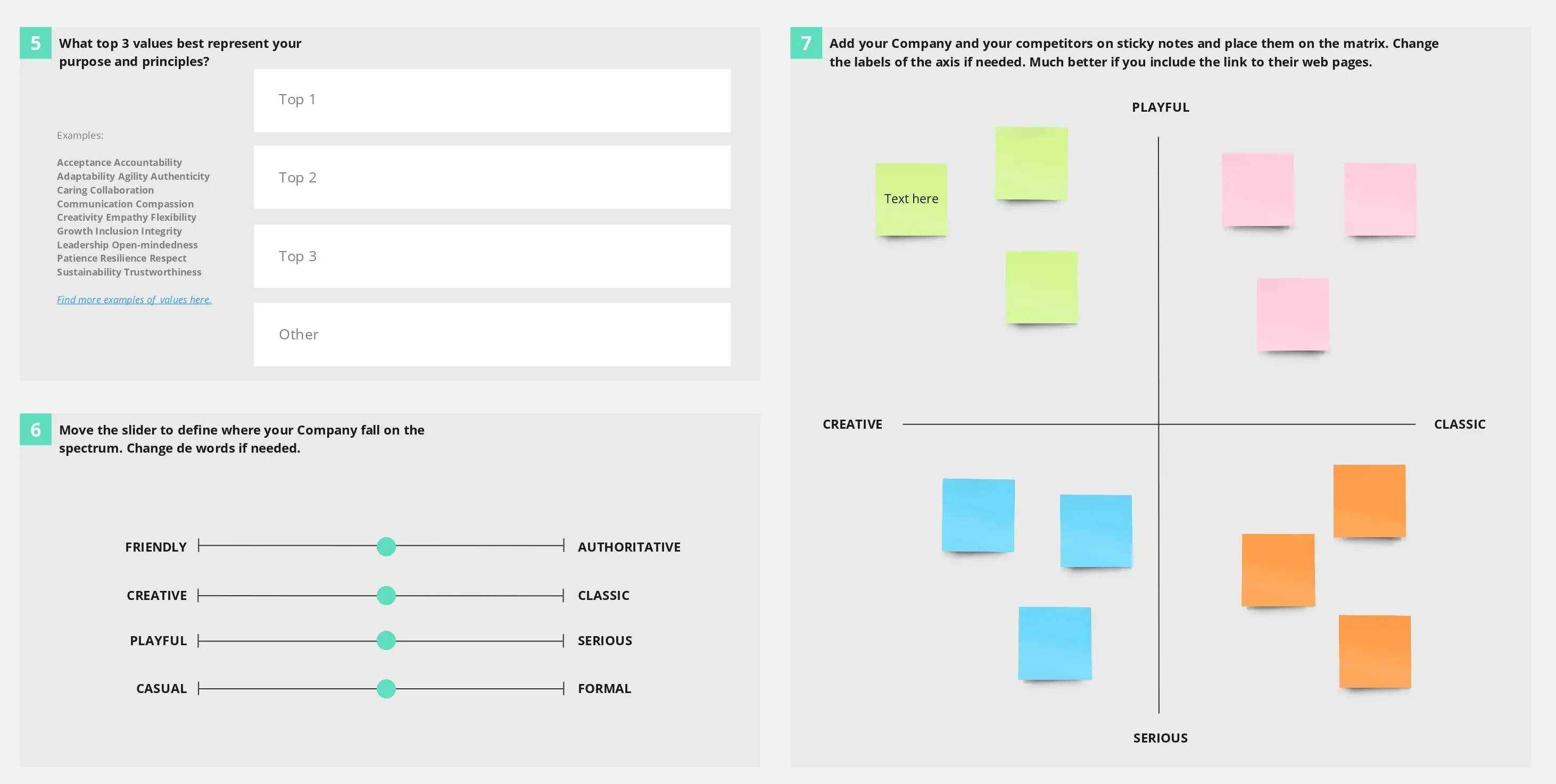 Facilitator Branding Canvas by Dosant Template | Miroverse