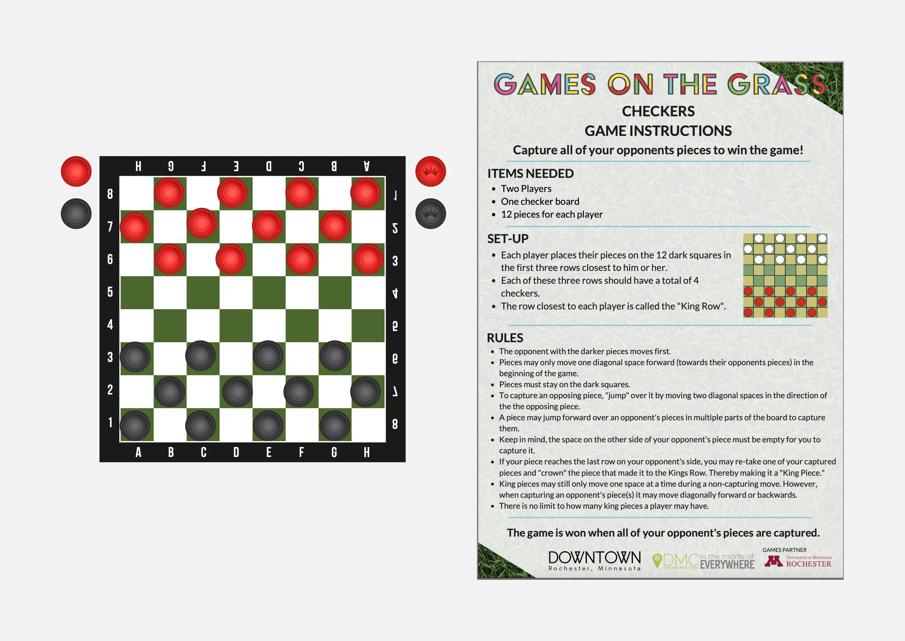 Template cover of Checkers Game 