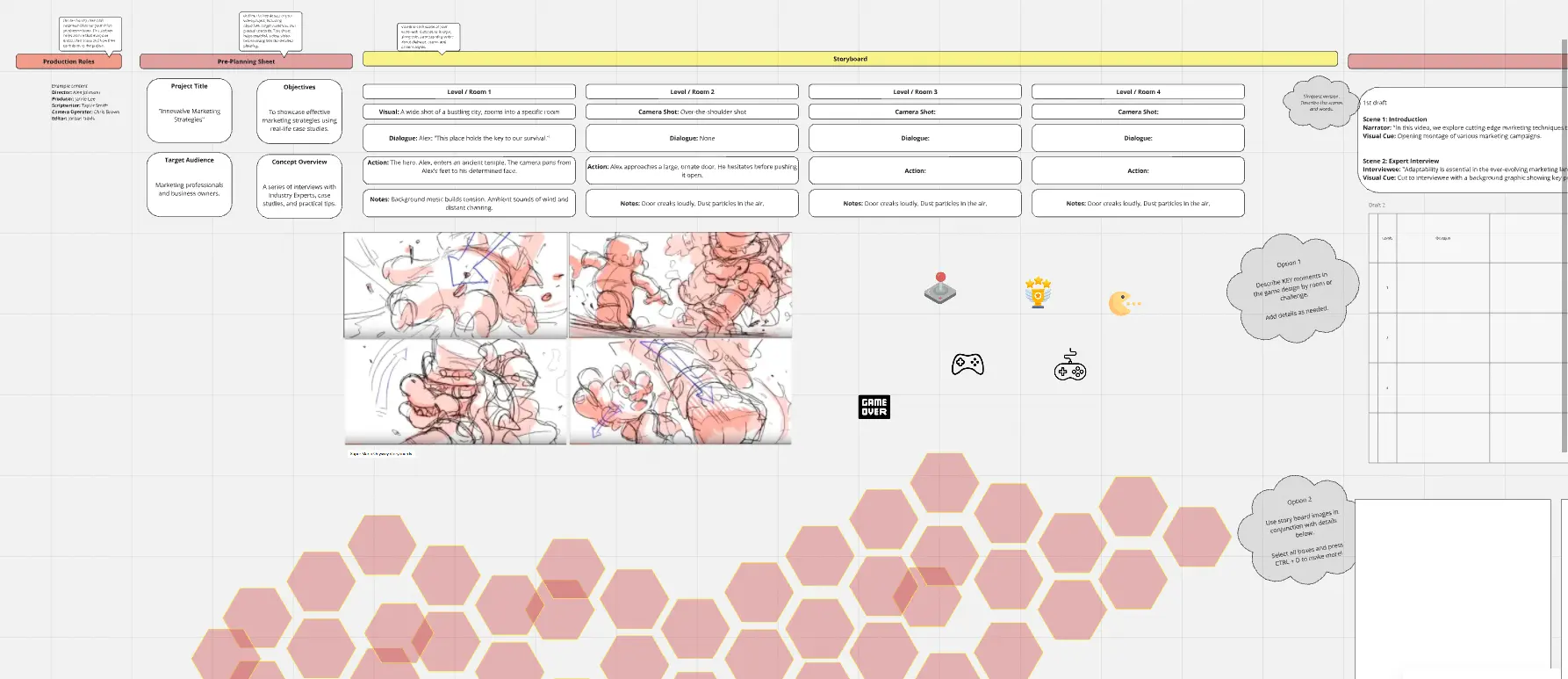 Template cover of Storyboard for Game Design