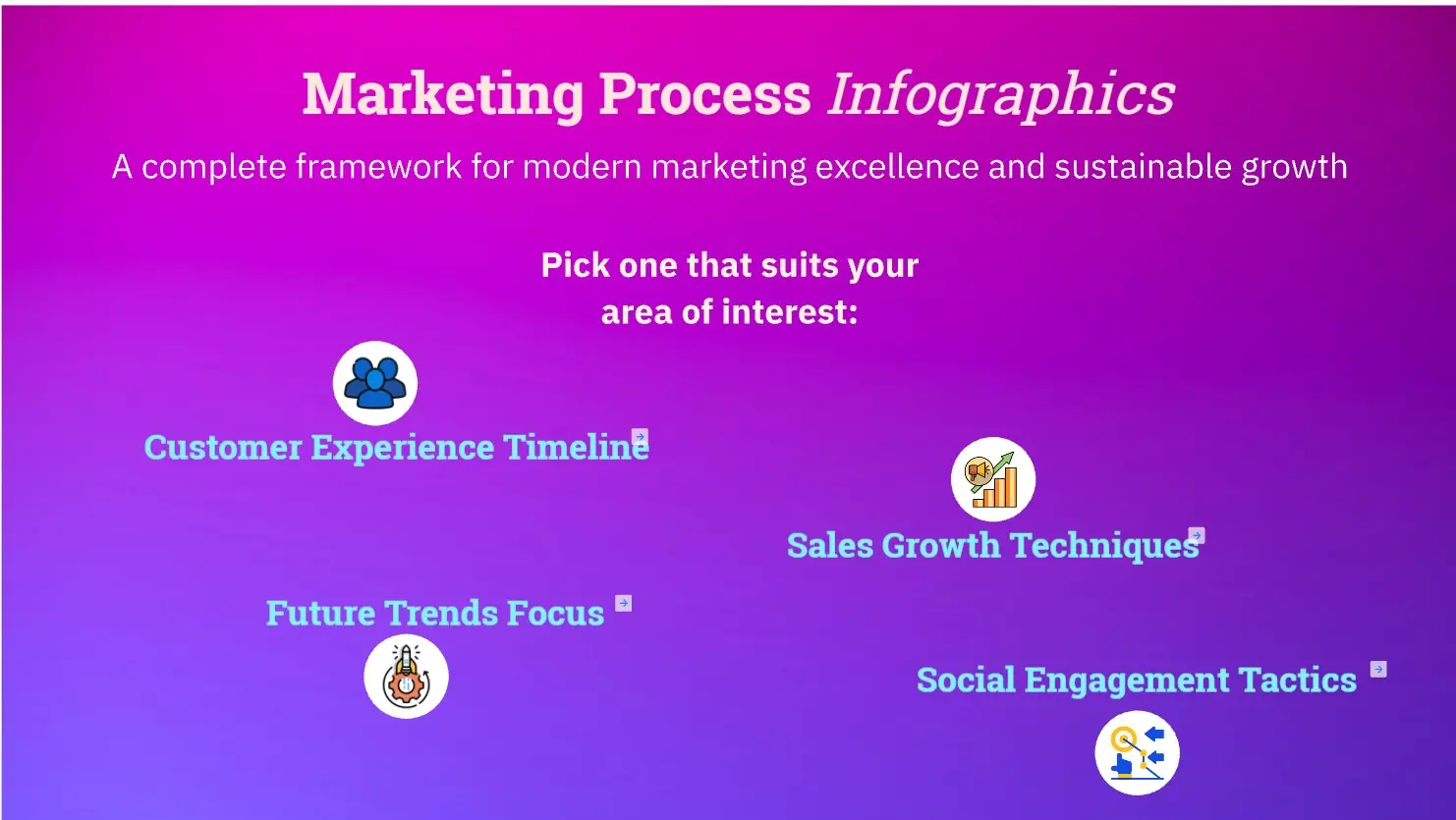 Marketing Process Infographics