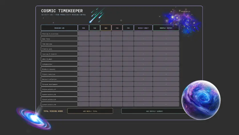 Cosmic Time Manager