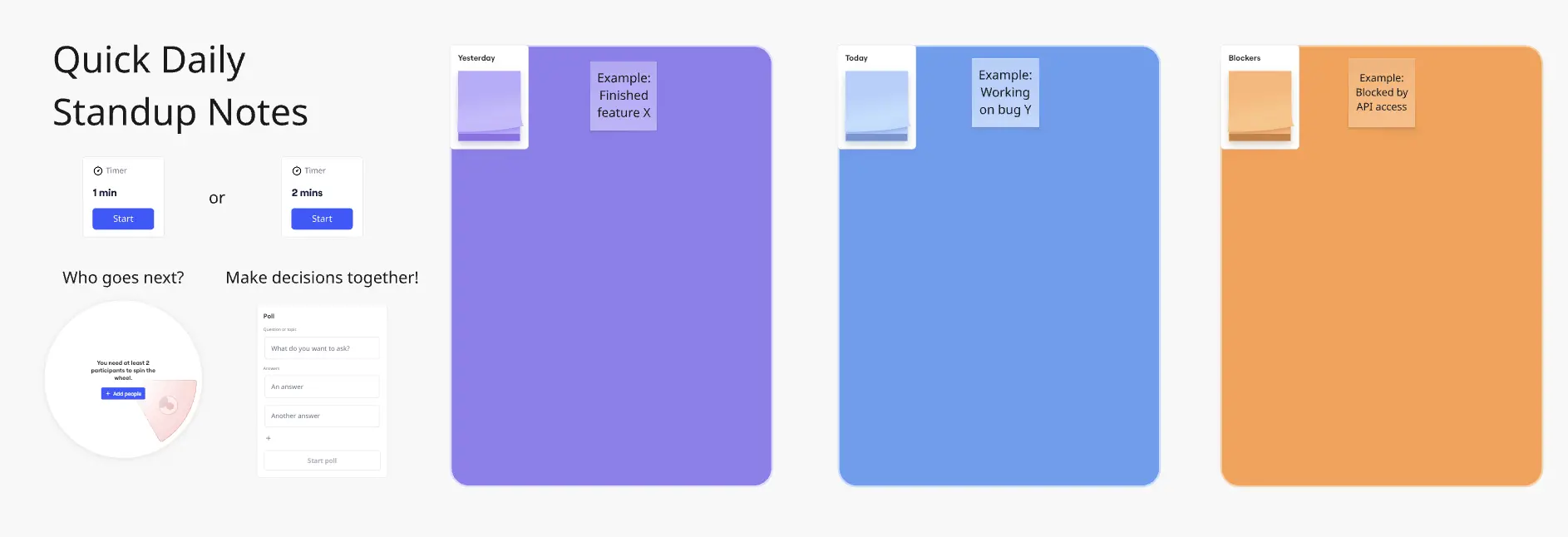 Template cover of Quick Daily Standup Notes