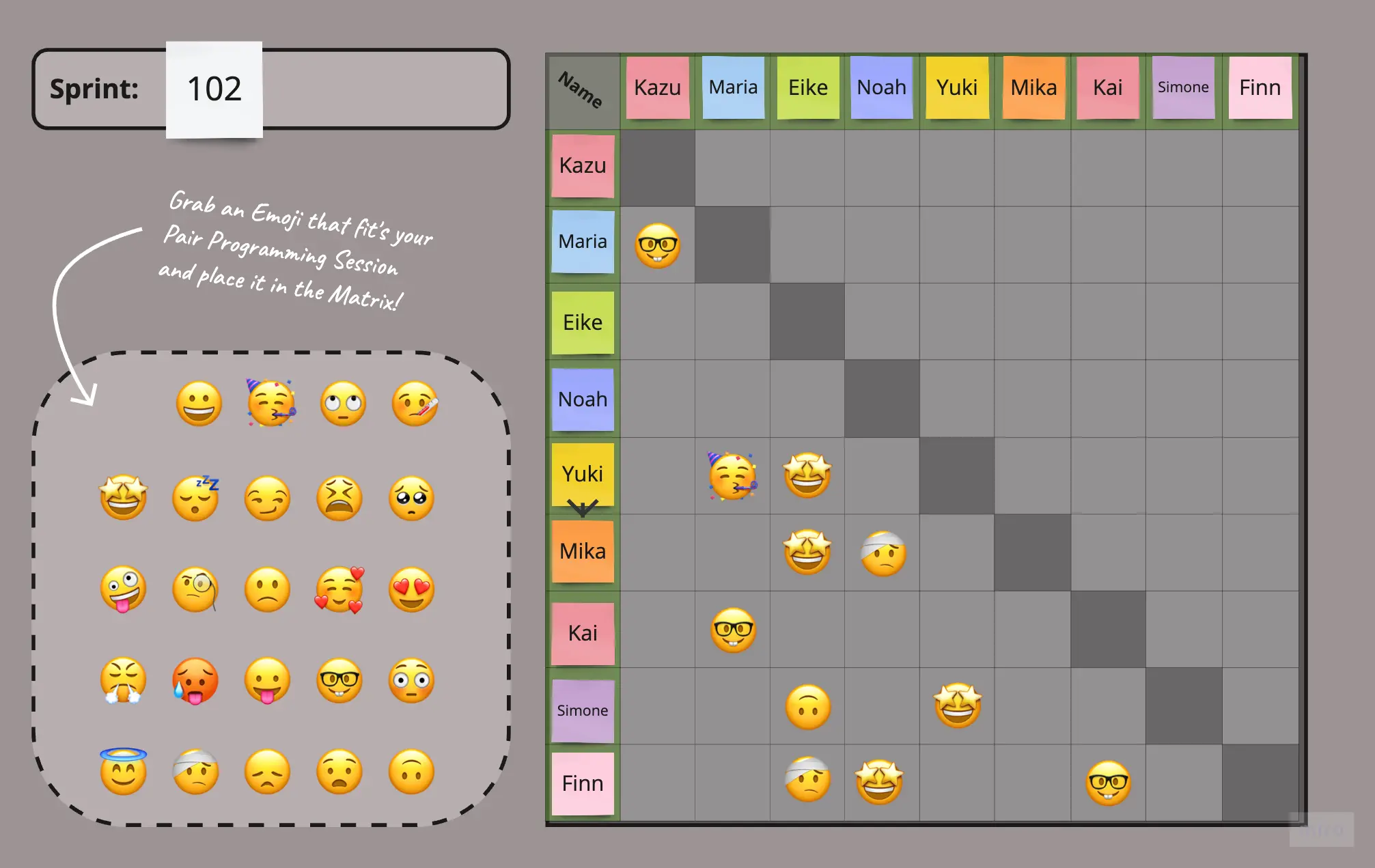 Template cover of Pair Programming Matrix