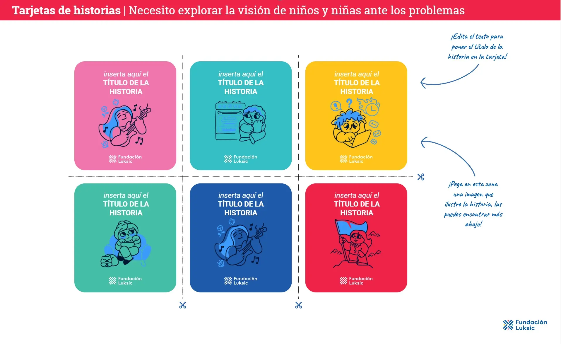 Template cover of Tarjetas de historias