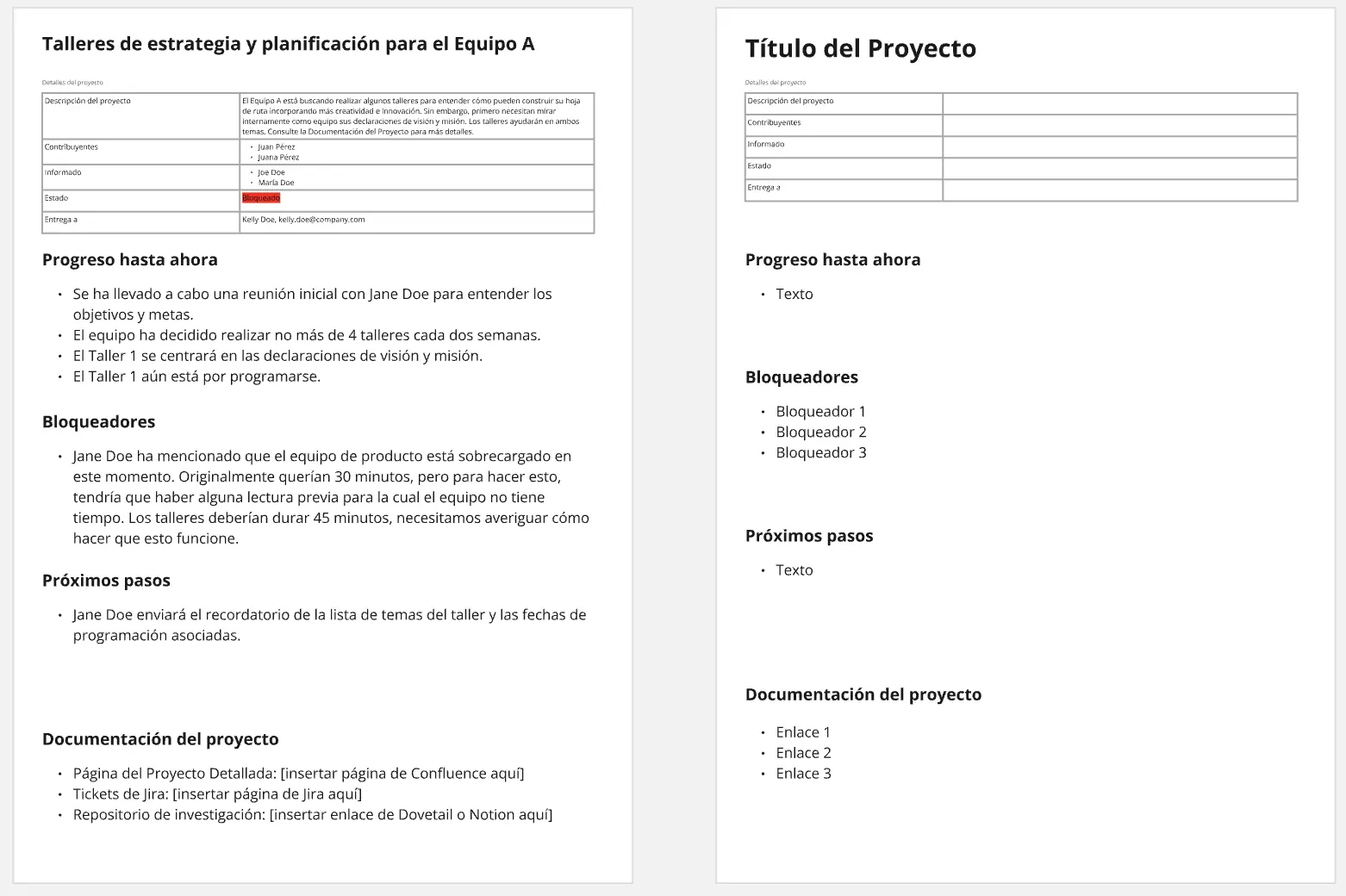 Template cover of Documento de transferencia de proyecto