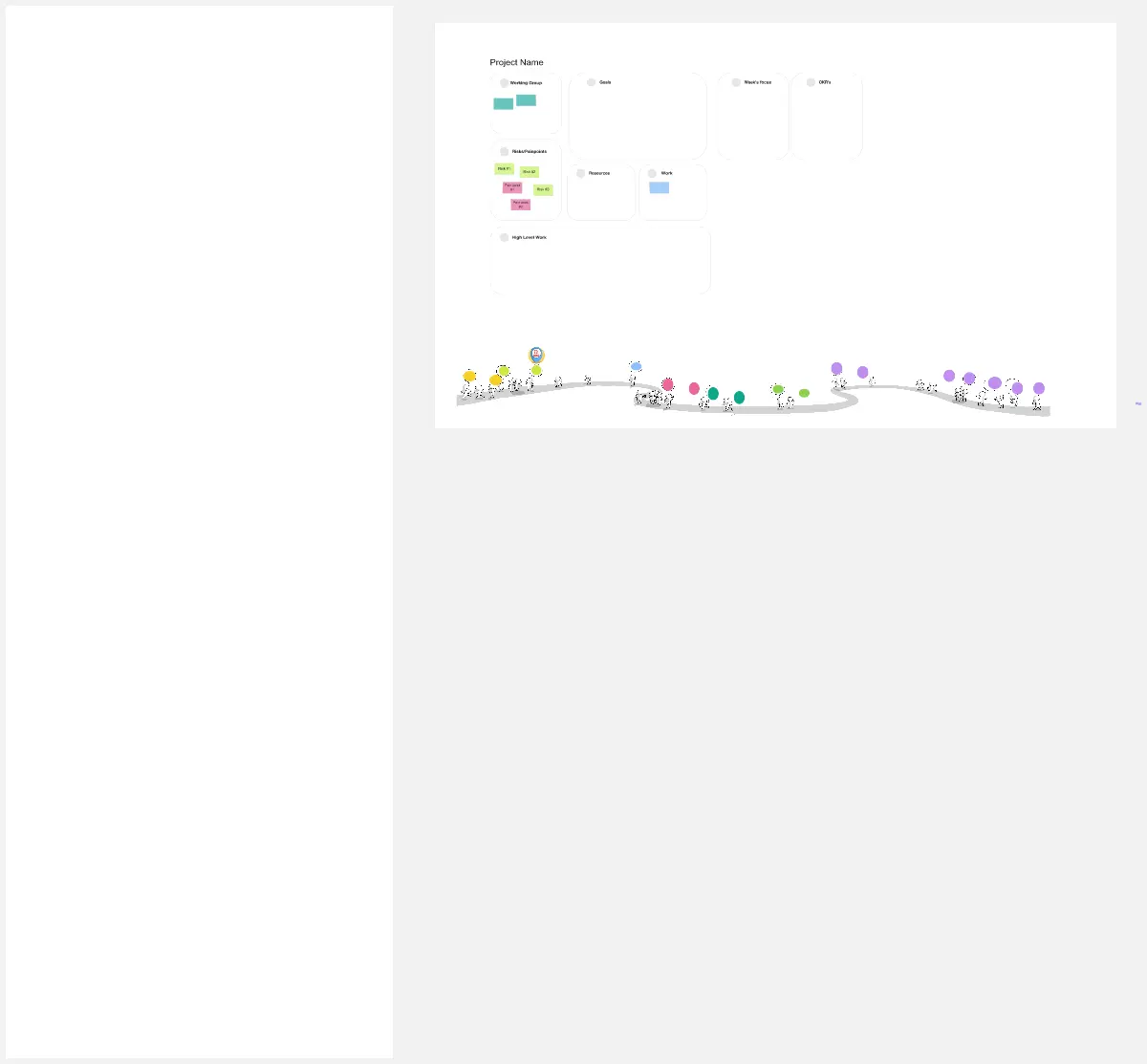 Template cover of Template OKR and Roadmap