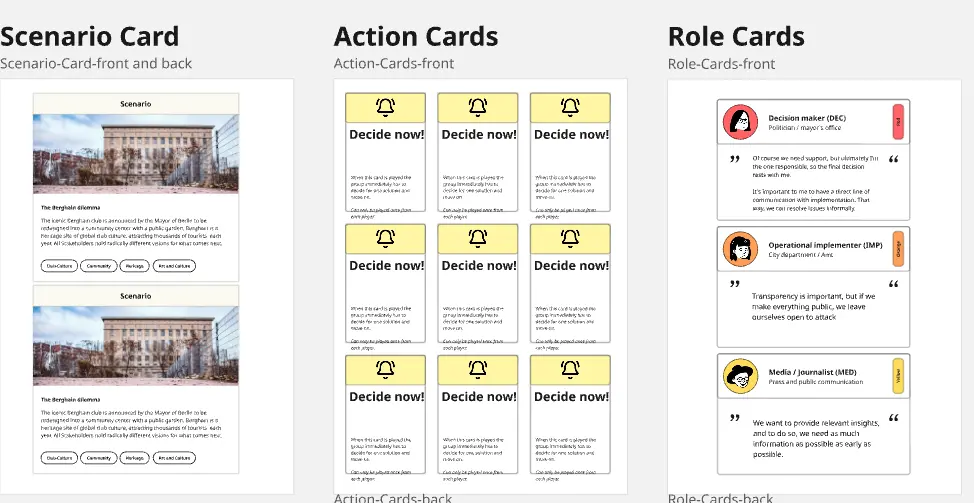 Simulation Game for Public Sector Design