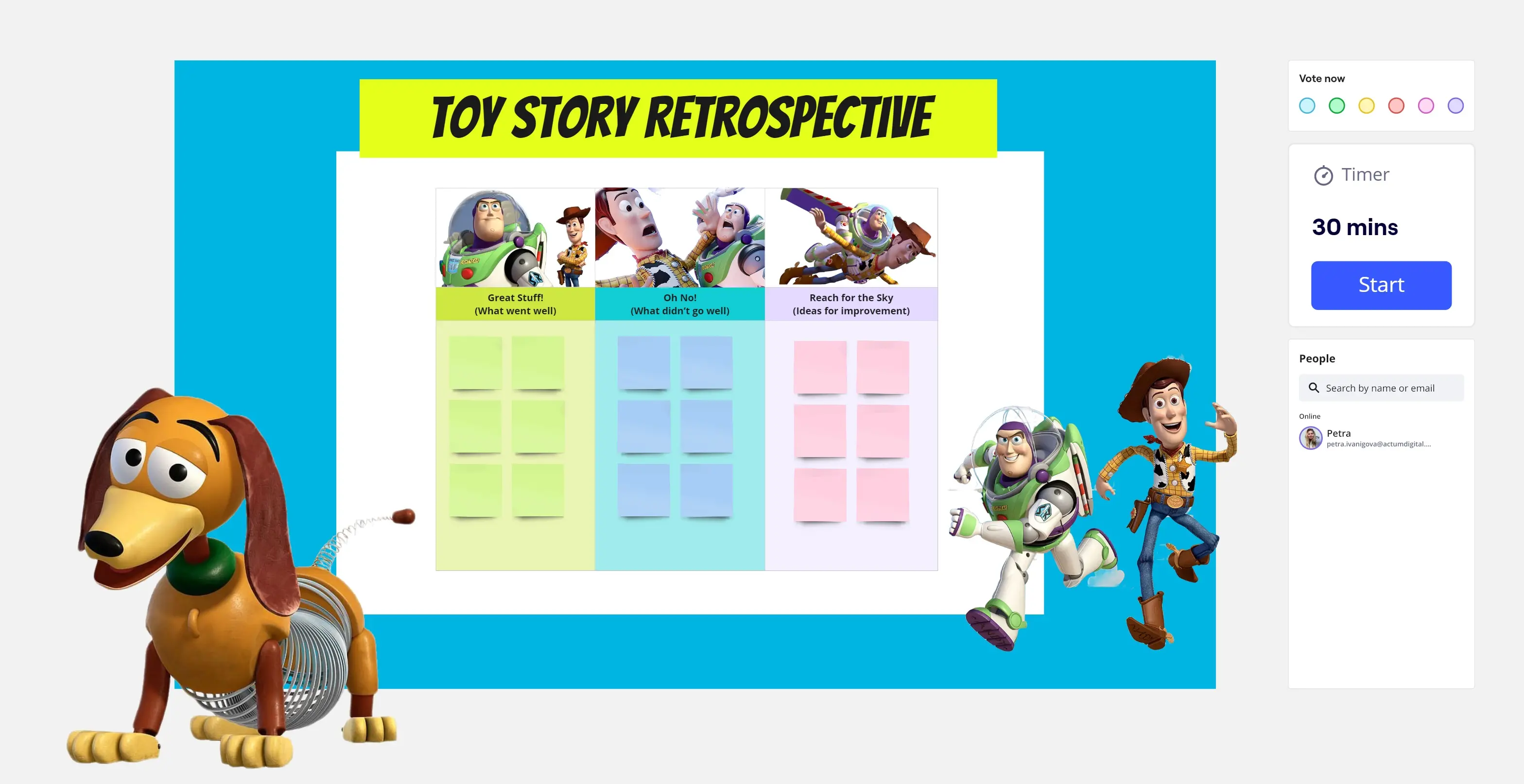 Template cover of Toy Story Retrospective