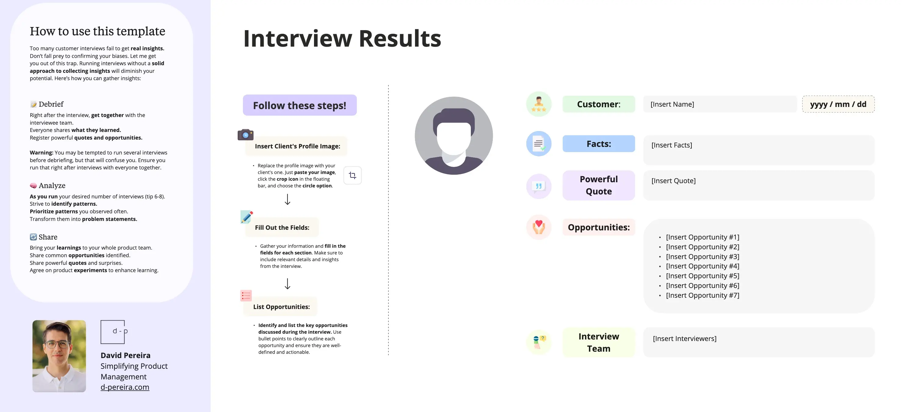 Template cover of Interview Results