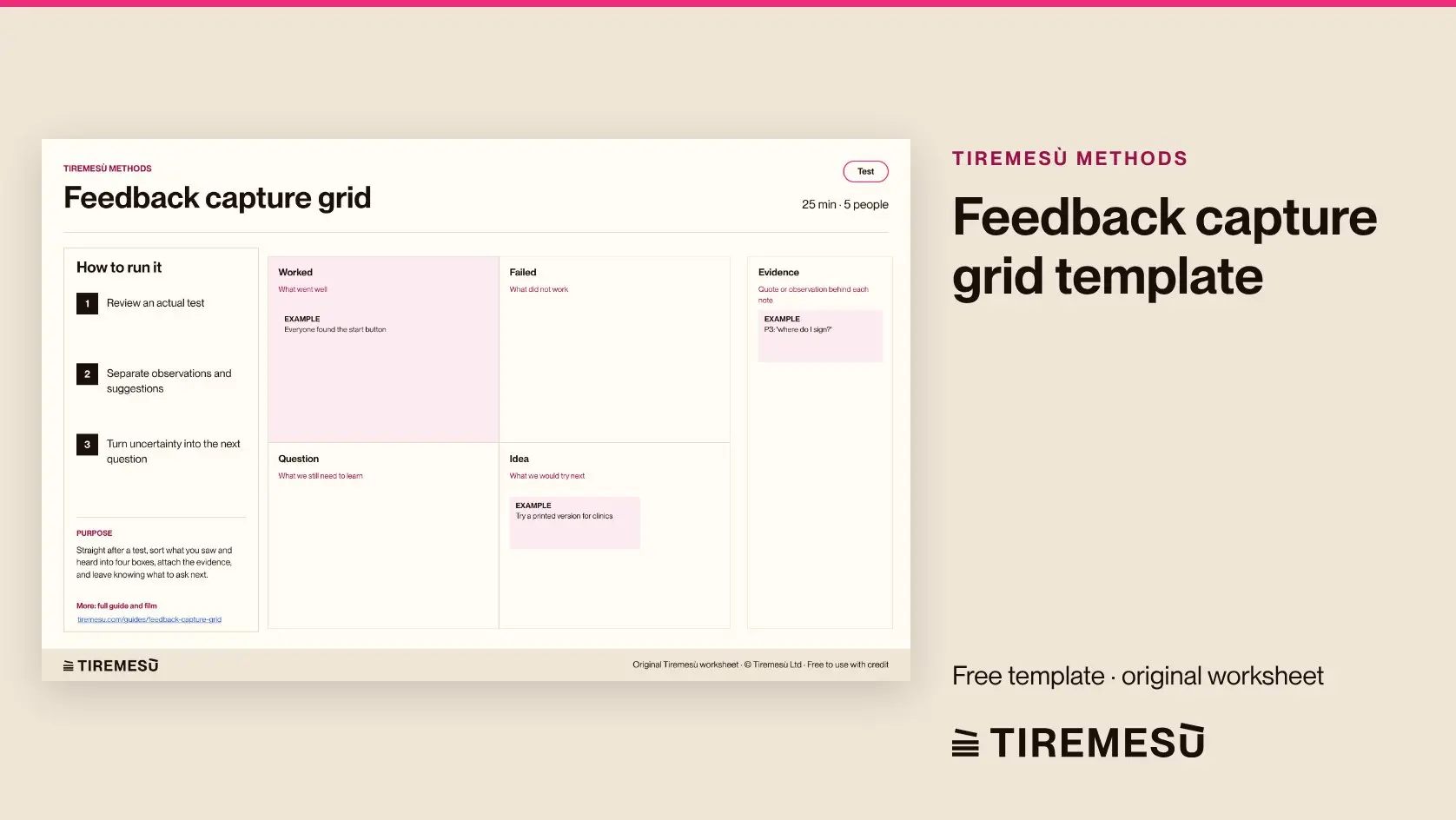 Feedback Capture Grid