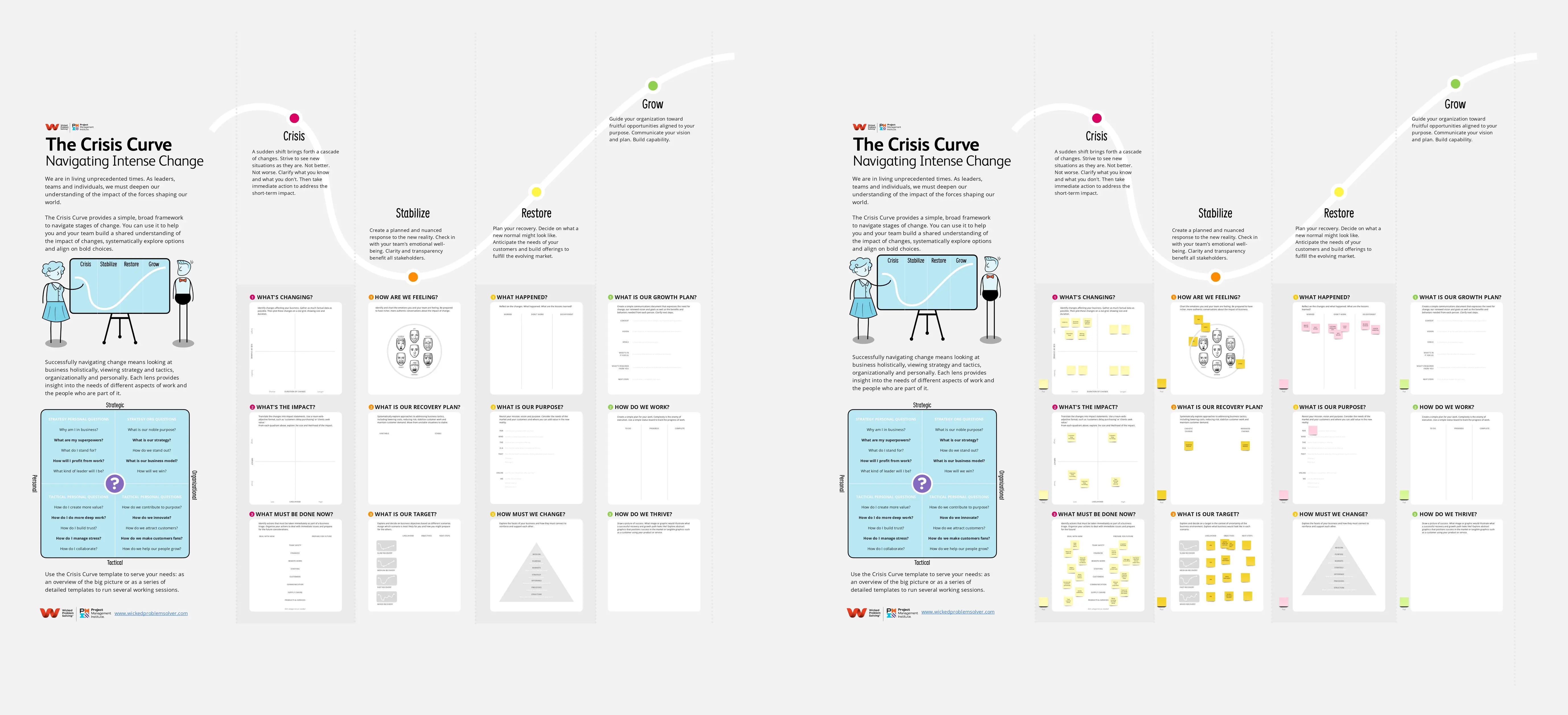 Template cover of The Crisis Curve: Navigating Intense Change