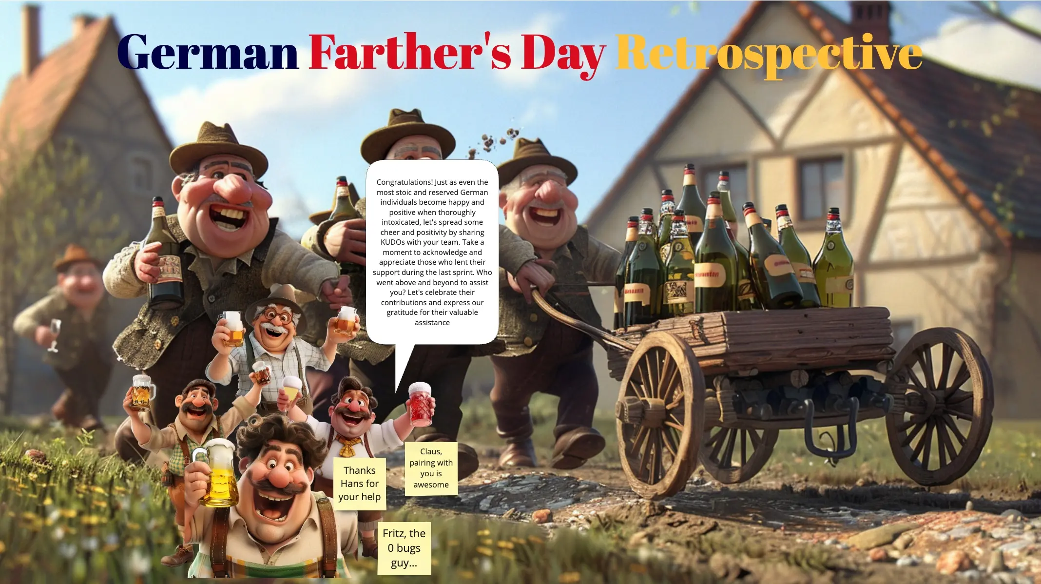Template cover of German Farther's Day Retrospective