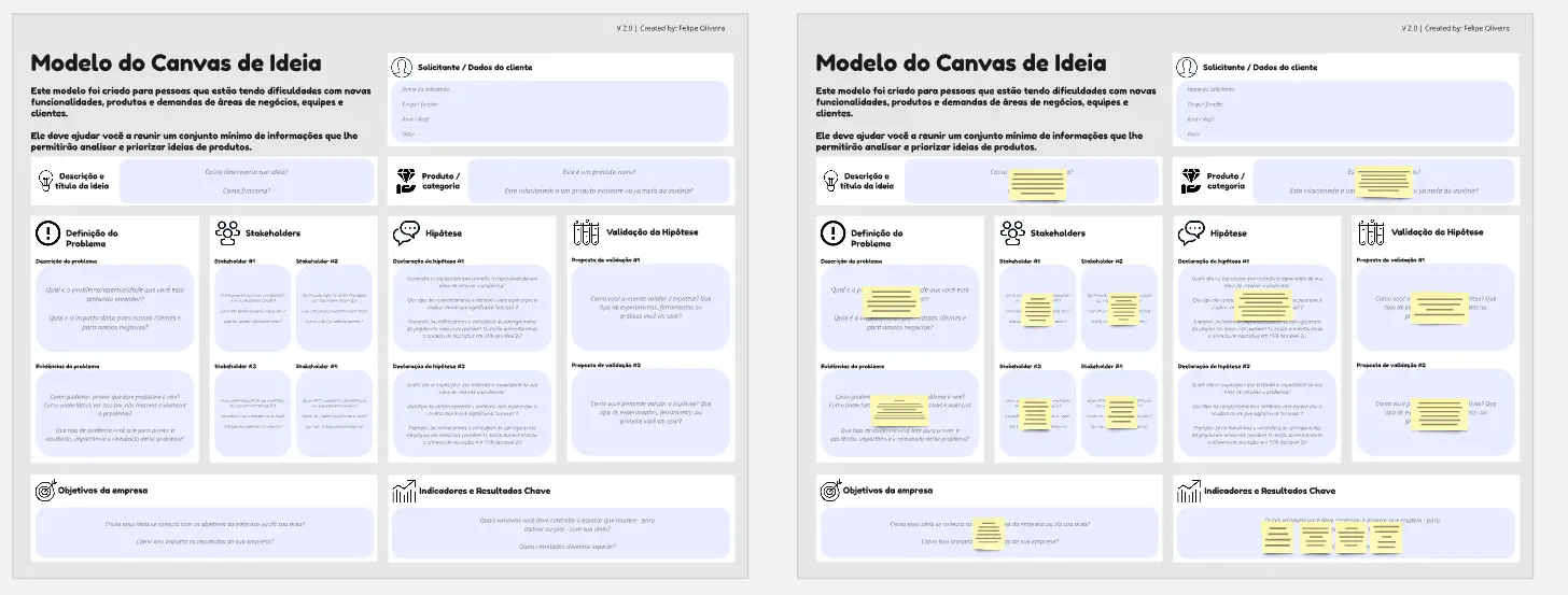 Template cover of Canvas de Ideia (PT-BR)