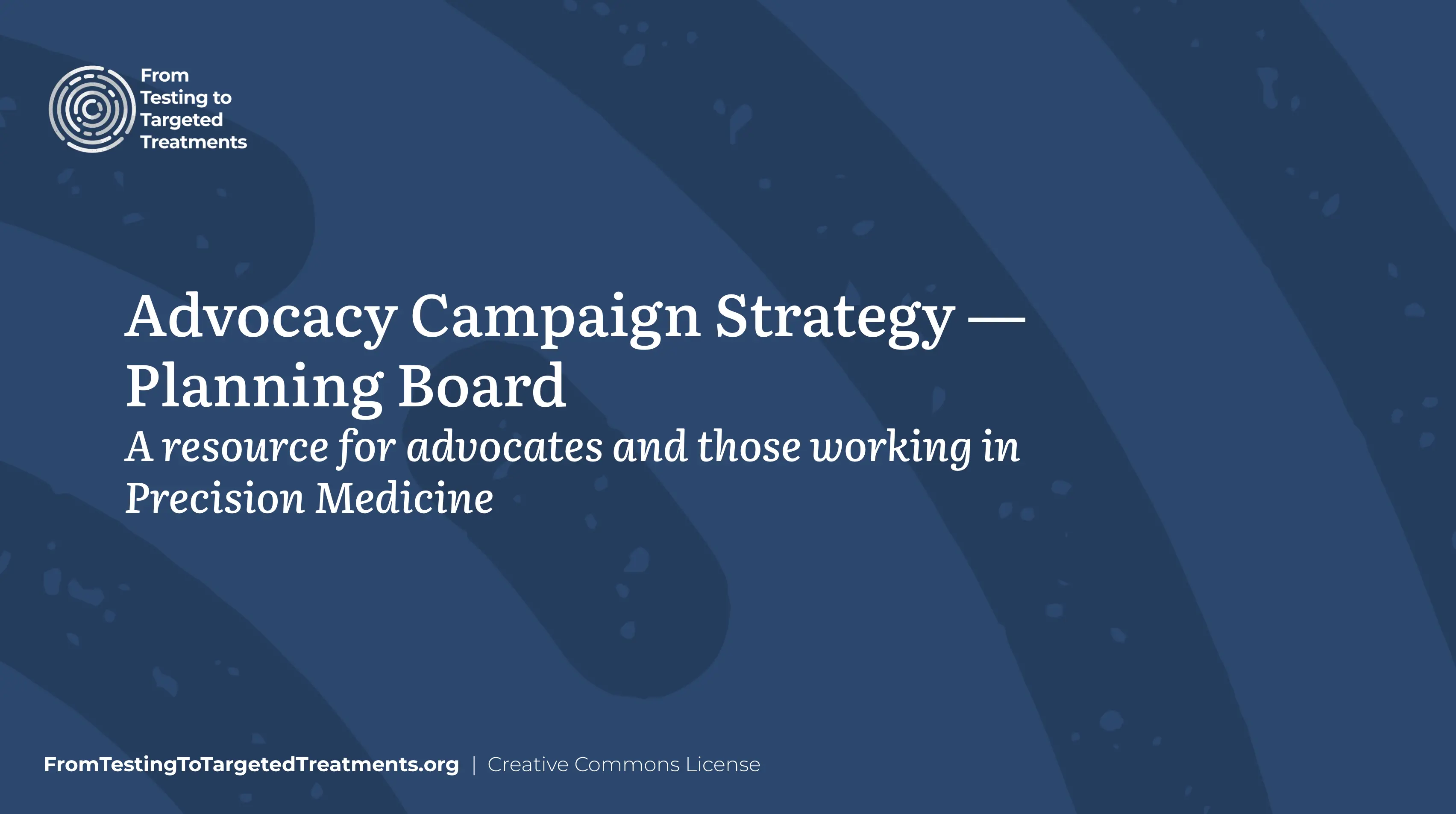 Advocacy Campaign Strategy — Planning Board 