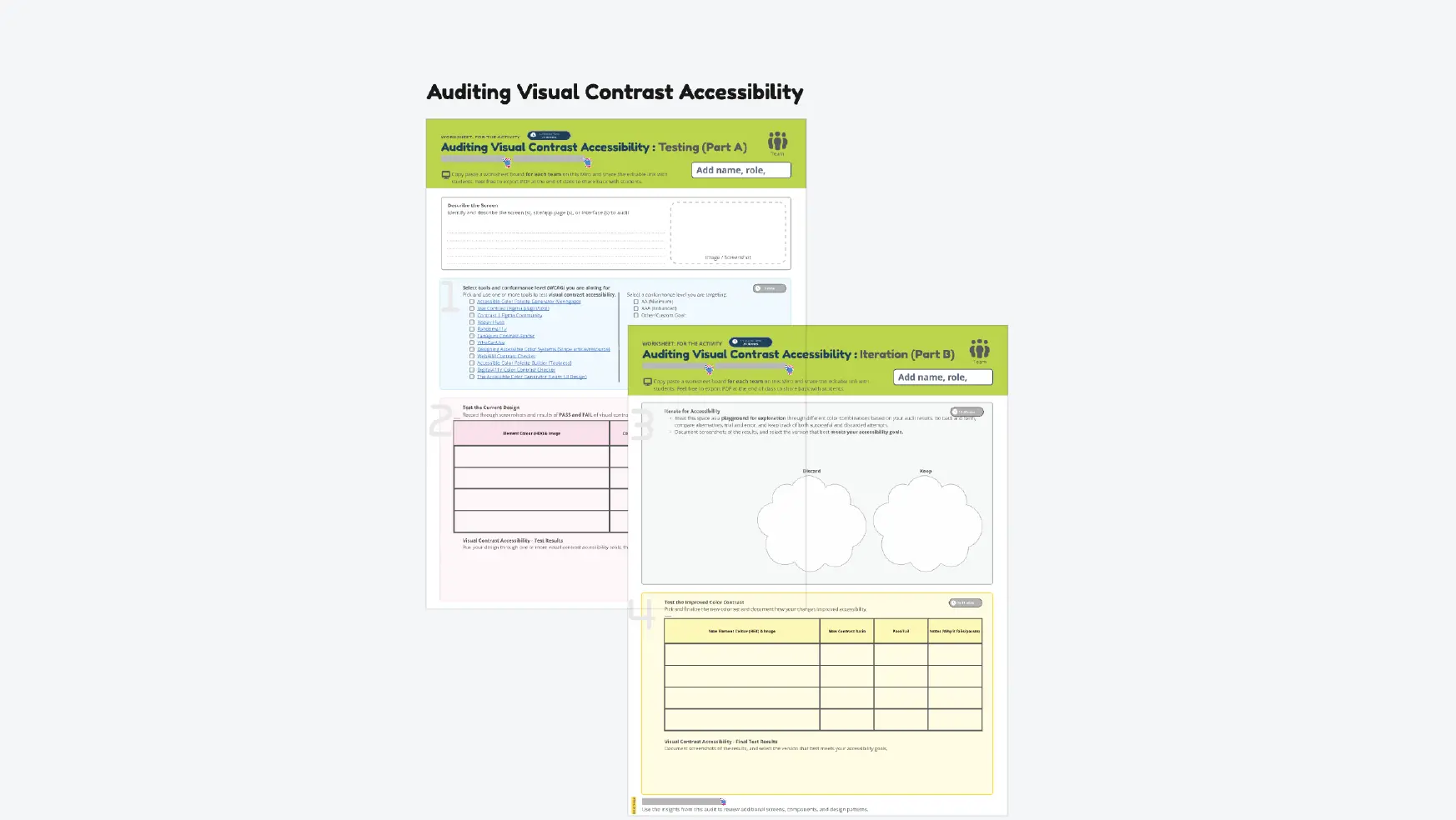 Auditing Visual Contrast Accessibility