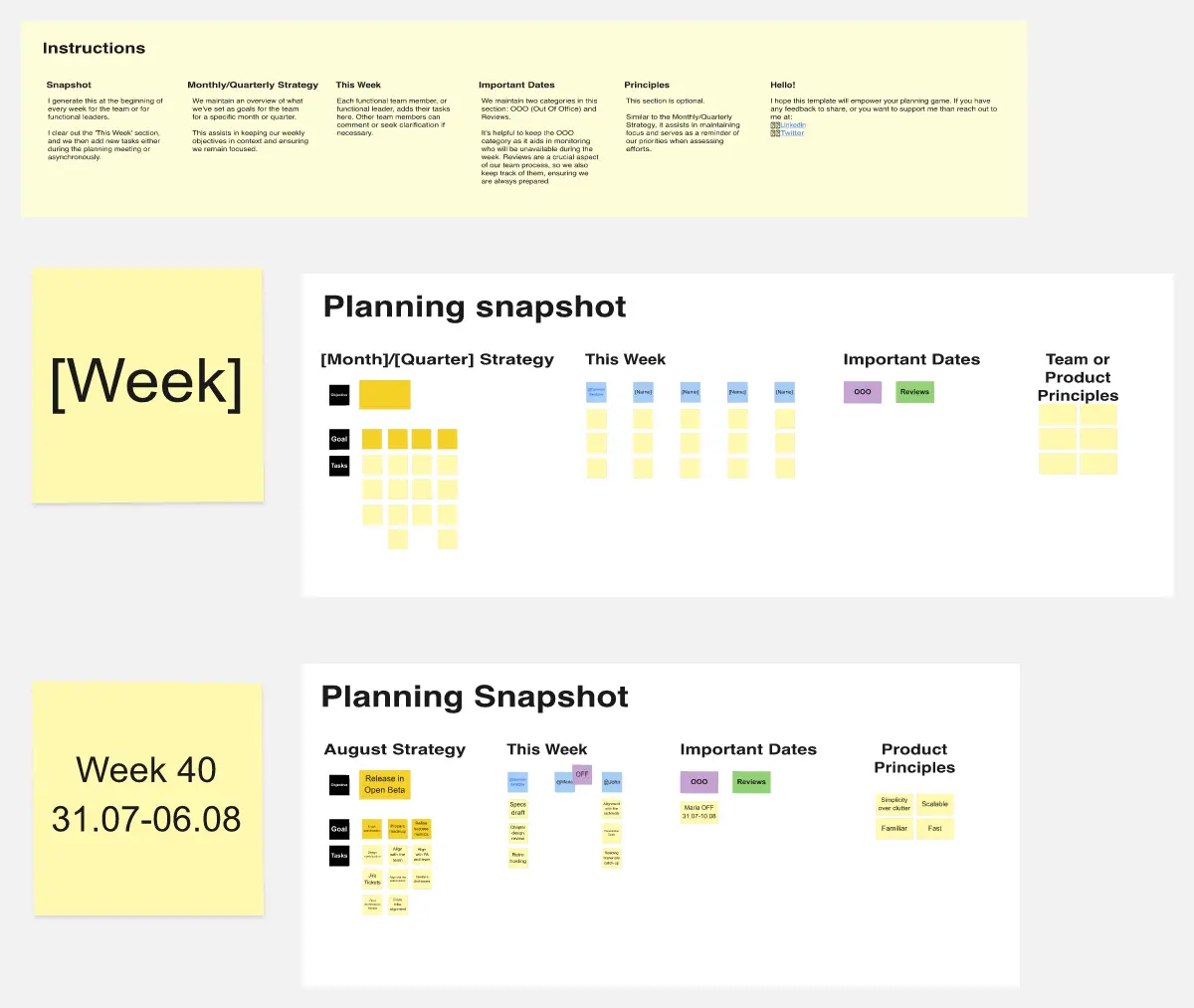 Template cover of Planning Snapshot