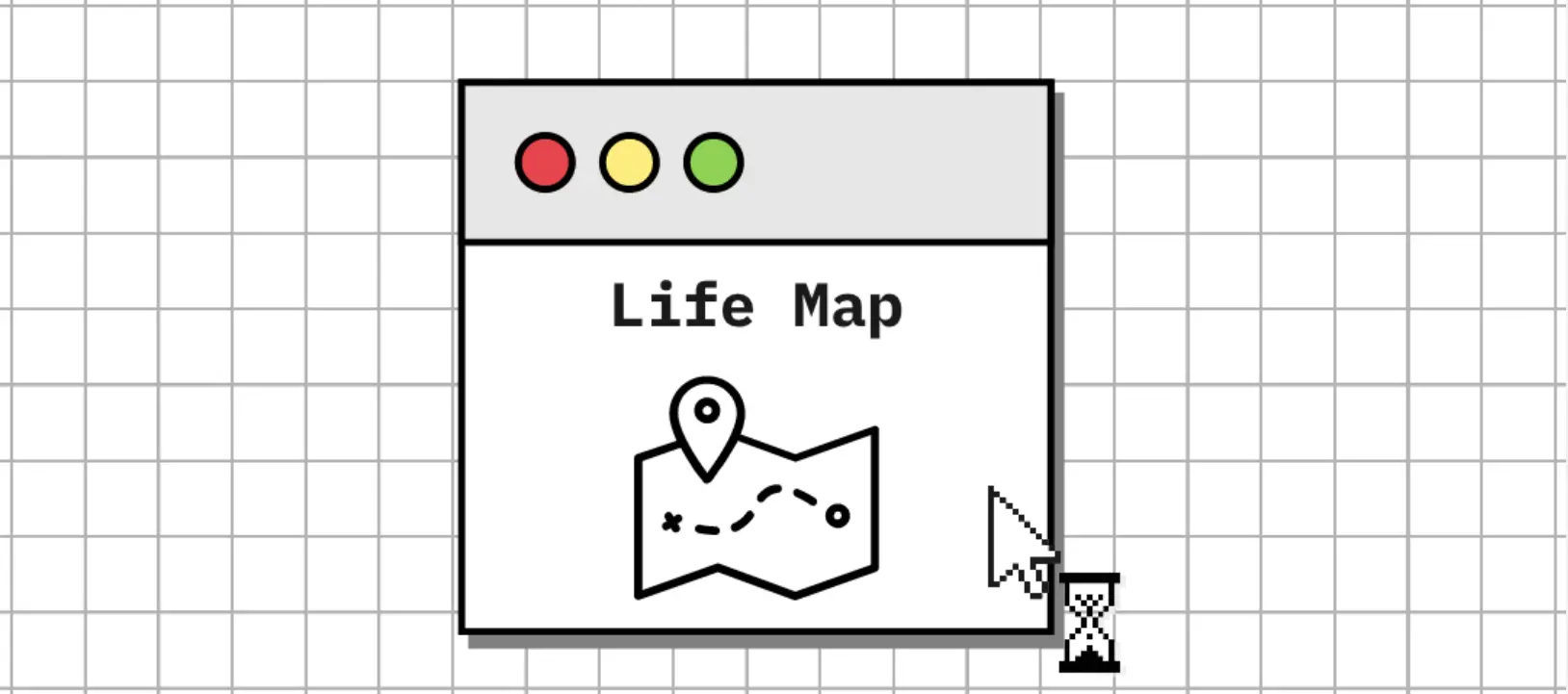 Template cover of Life-Map Icebreaker / Meeting Starter
