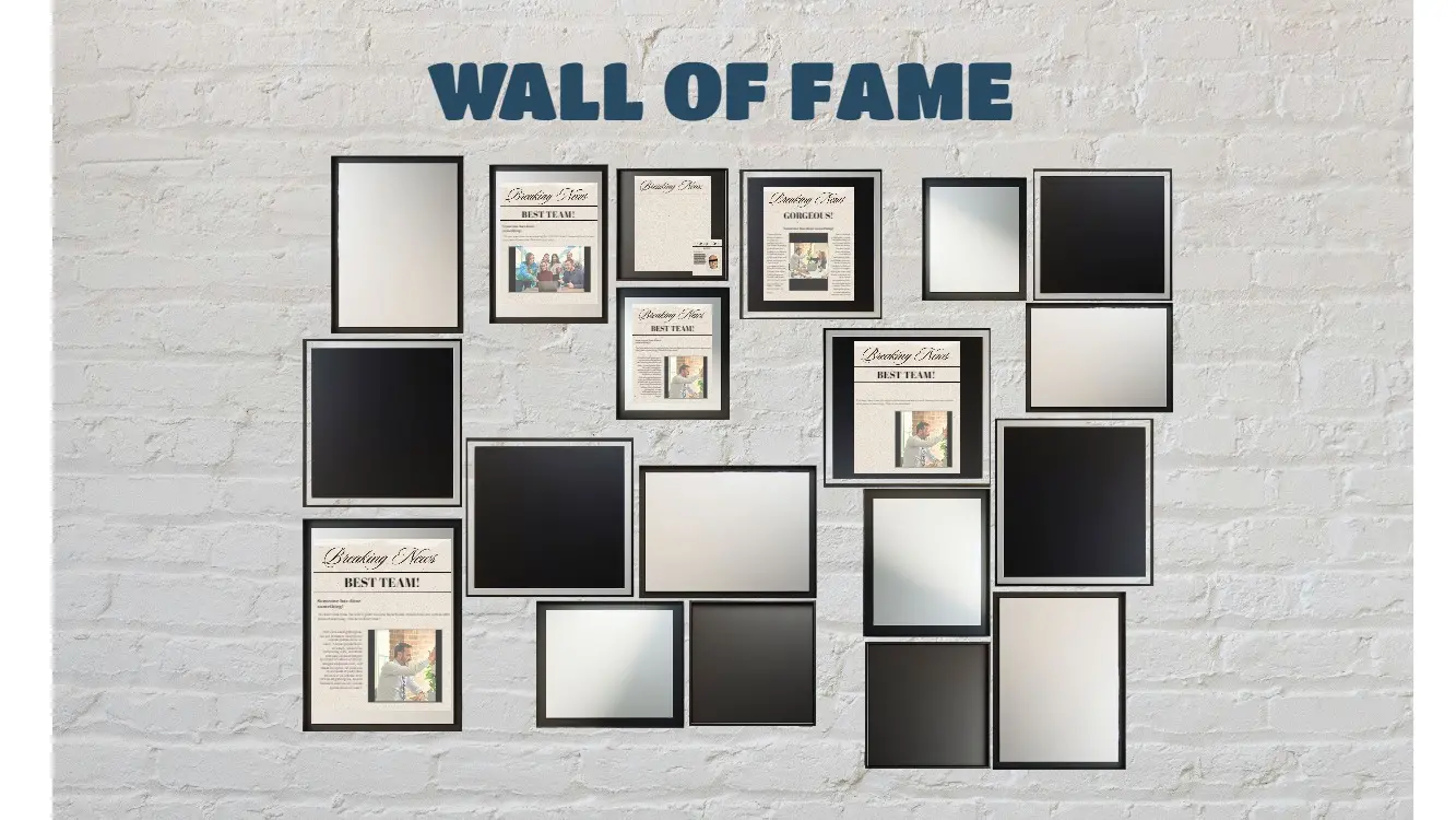 Template cover of Wall of Fame - Say Something Nice