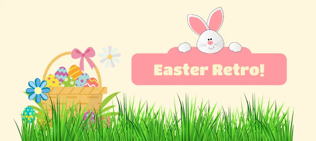 Template cover of Easter Retro
