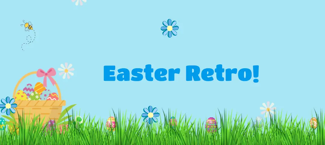 Template cover of Easter Retro