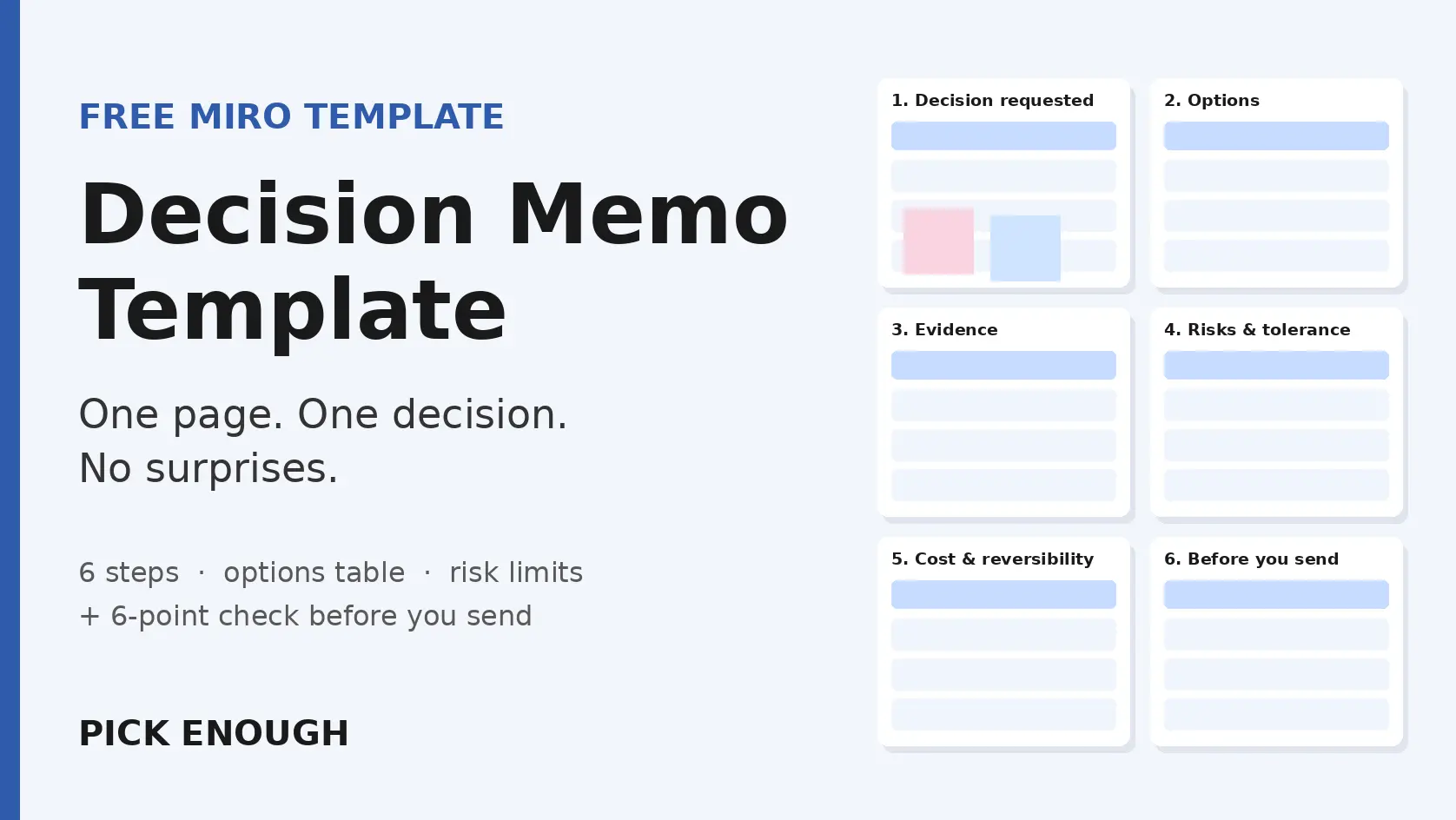 Decision Memo: One-Page Approval