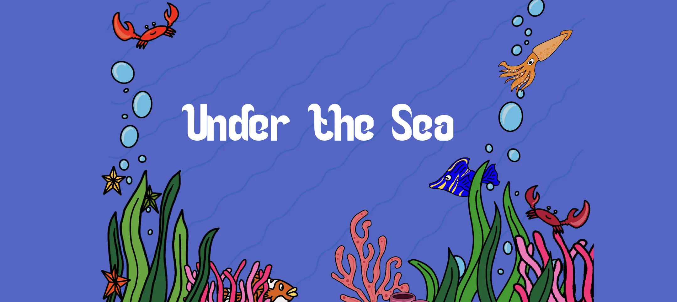 Template cover of Under the Sea Retro
