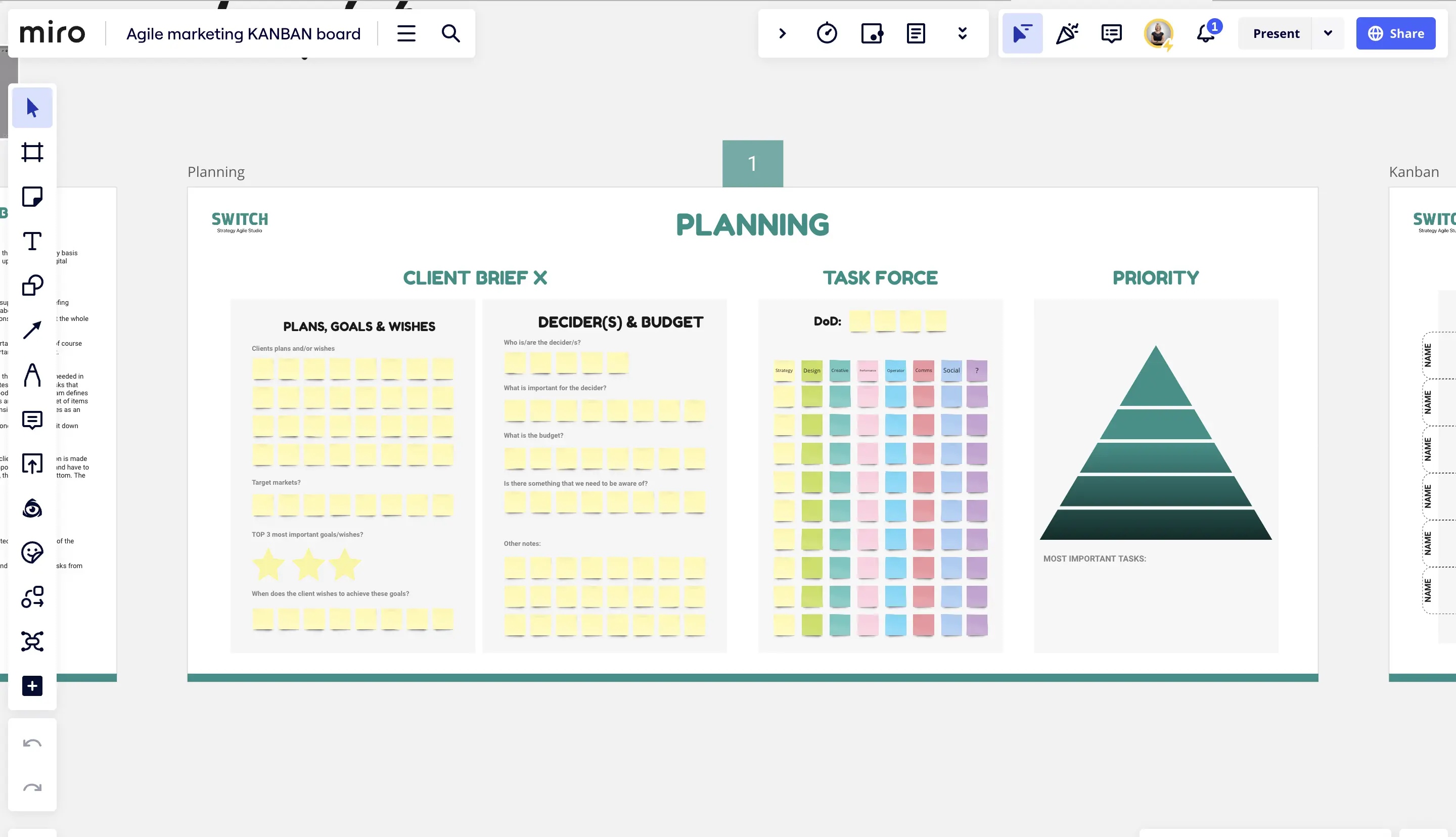 Template cover of Agile Marketing KANBAN