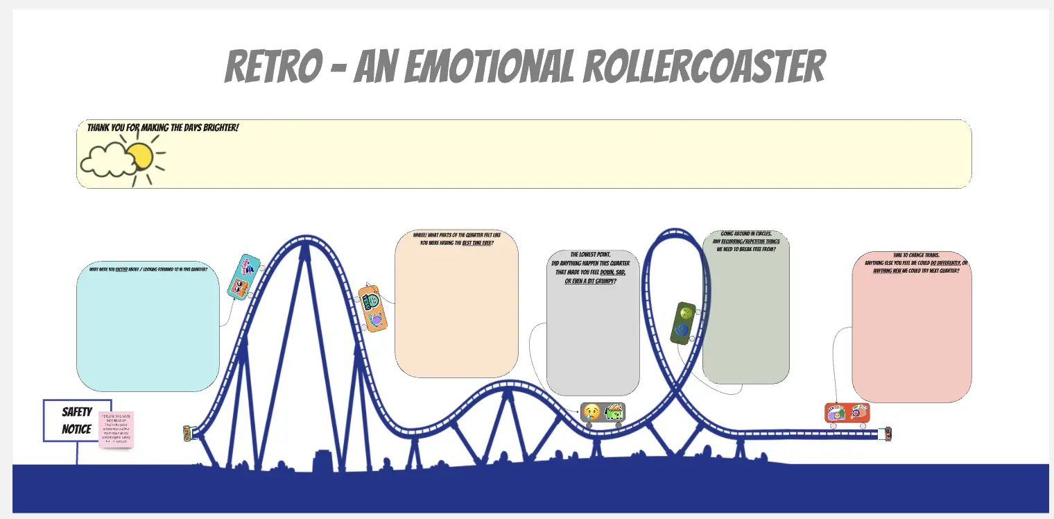 Template cover of Emotional Rollercoaster Retro