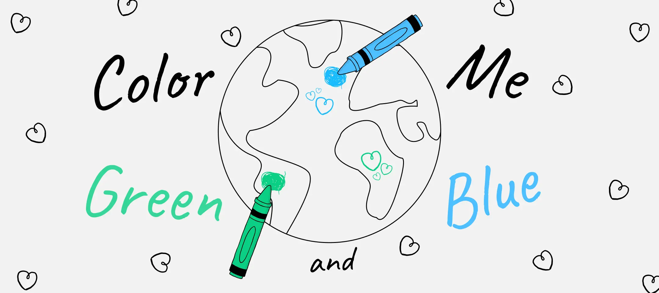 Template cover of Color Me Green and Blue