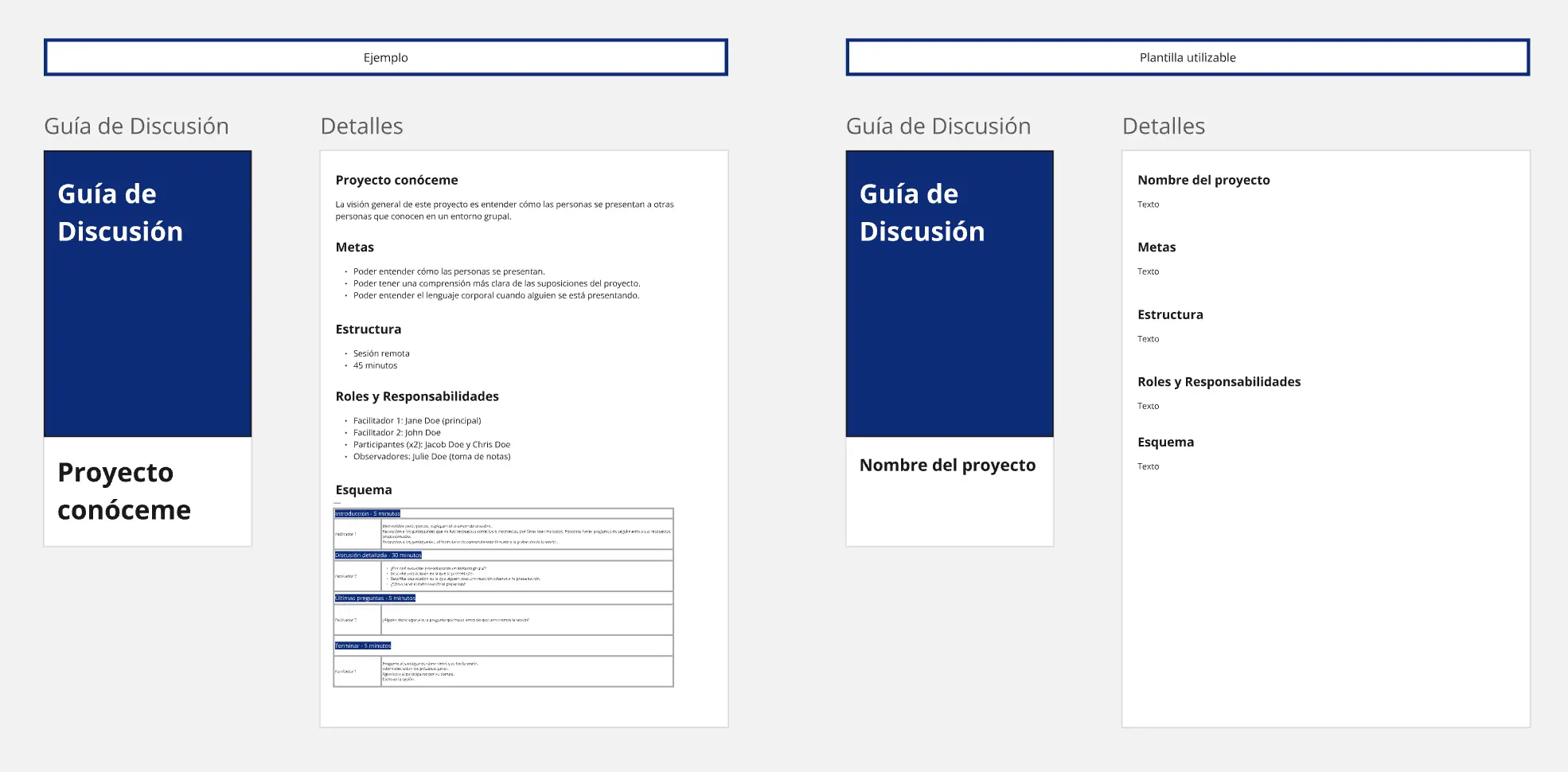 Template cover of Guía de discusión para investigación UX