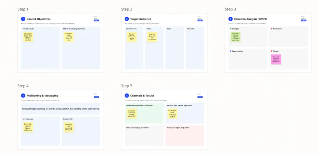 Colorful Marketing Plan
