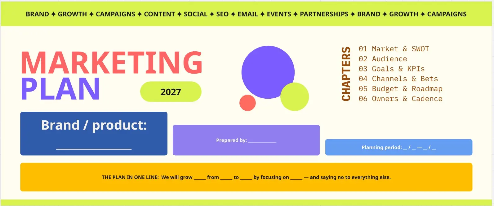 Roczny plan marketingowy