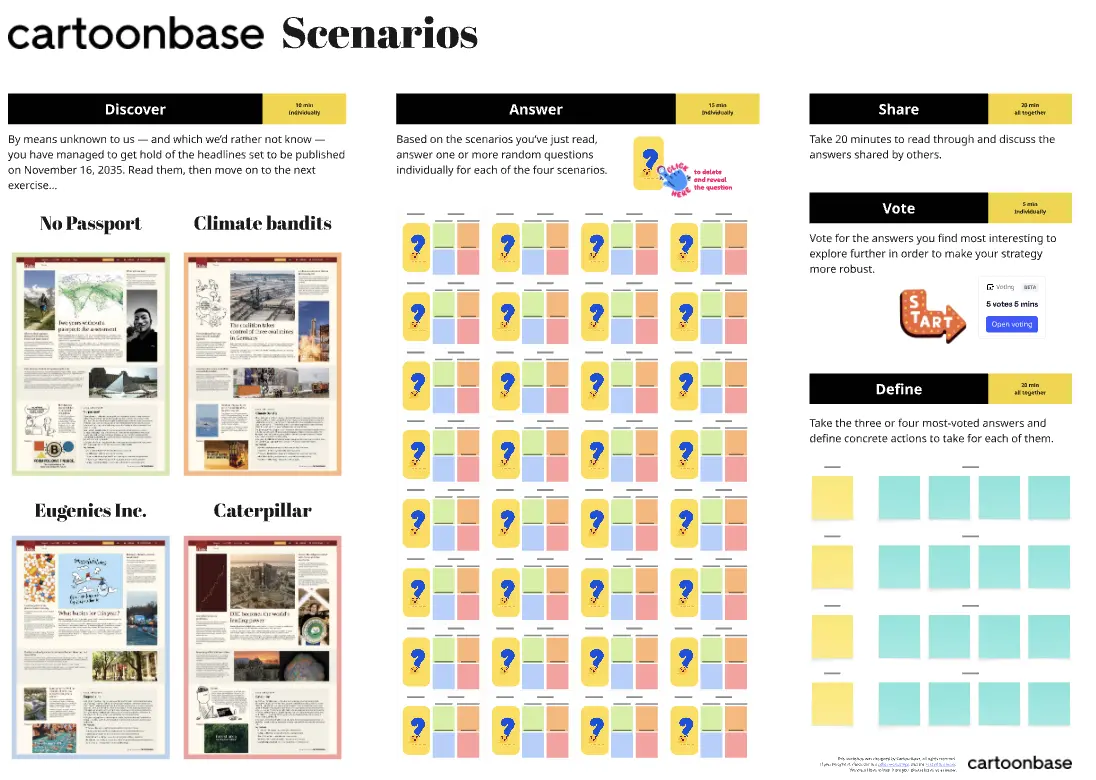 Template cover of Cartoonbase Scenario Workshop