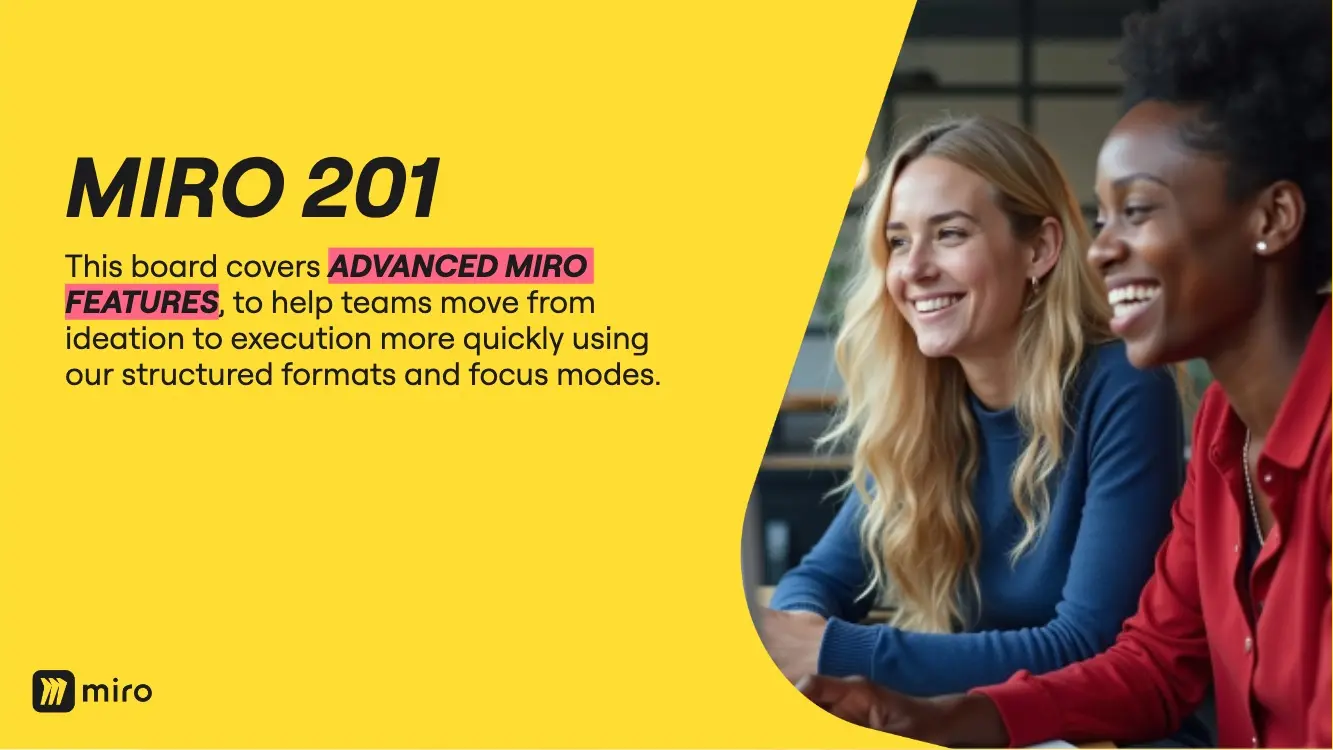 Template cover of Miro Education Team: Miro 201