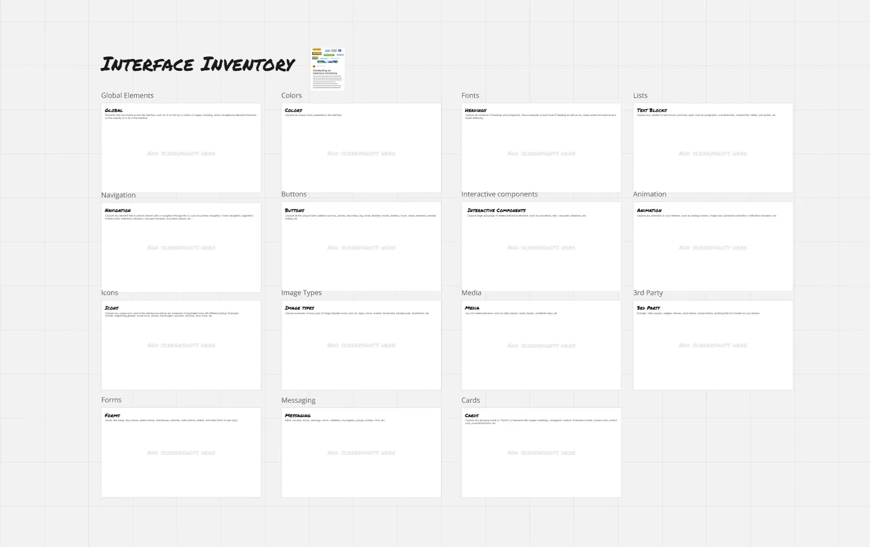 Template cover of Interface Inventory